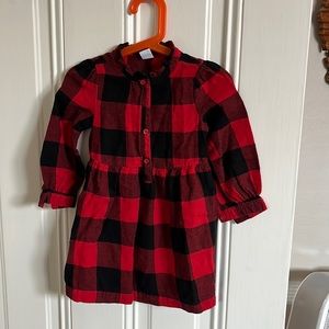 Toddler Check Dress! Size 3T gap kids.